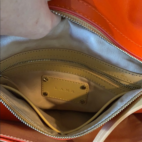 L.A.M.B. By Gwen Stefani burnt orange briefcase - Picture 10 of 16